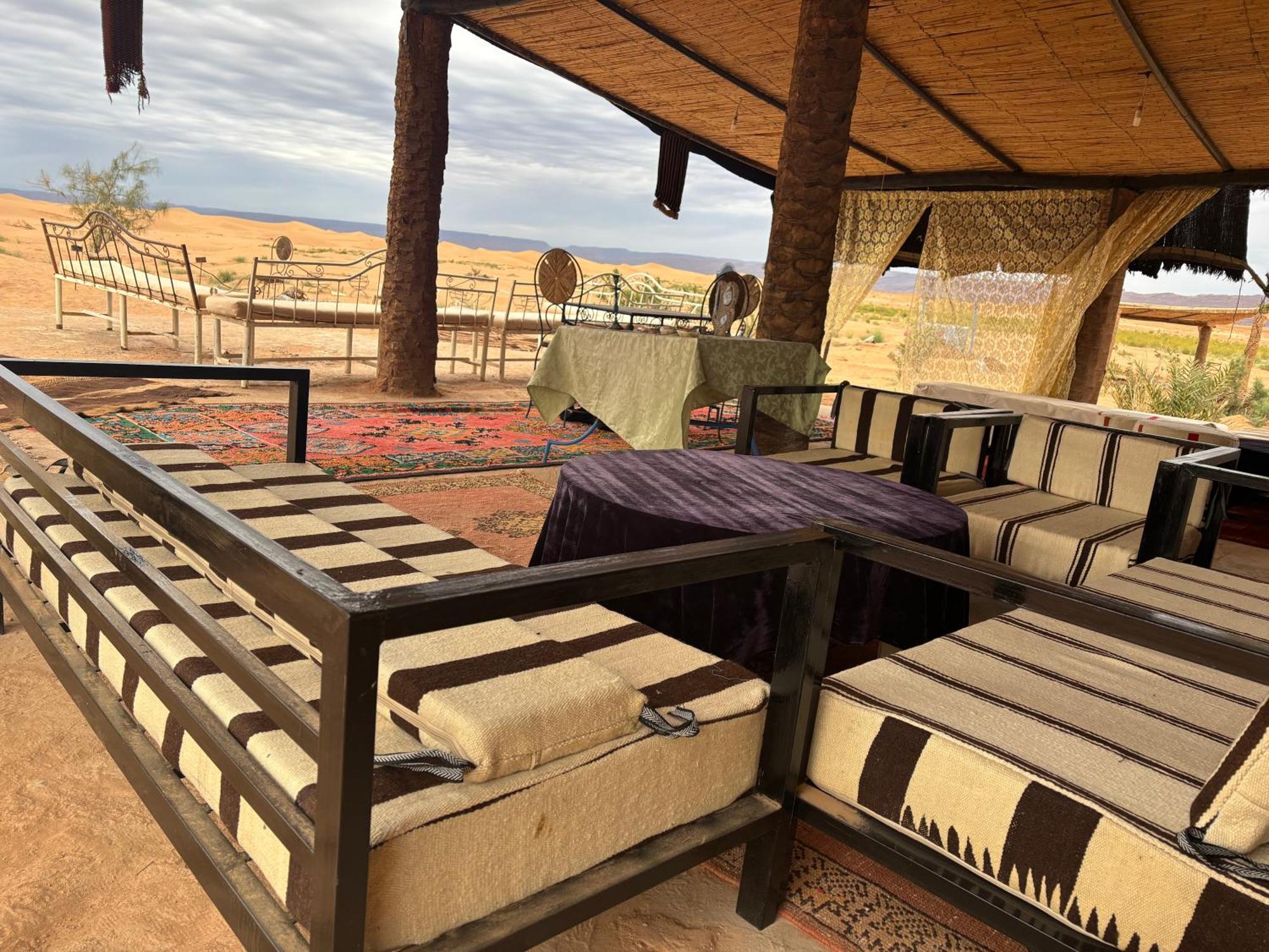 Bivouac La Dune Blanche M'Hamid Bagian luar foto